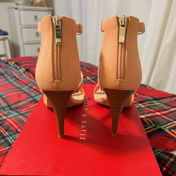 Kelly & Katie βCleoβ Light Pink Strappy Heels β Size 7.5 - Picture 3 of 4